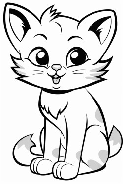 smiling kitten