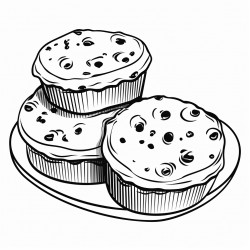 chocolate chip cakes packed with chocolate chips