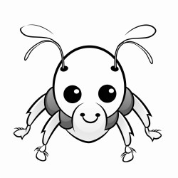 a cute beetle