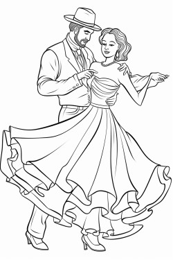 pareja que baila san juanito