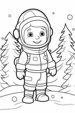 un mono encontrando un casco de astronauta en la selva