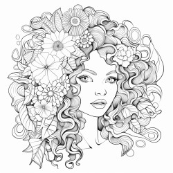coloring pages printable fro adults girls