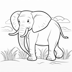 an elephant