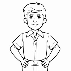 a man not wearing a shirt