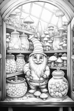 gnomes in a candy store