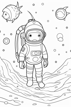 space exploration and underwater adventure