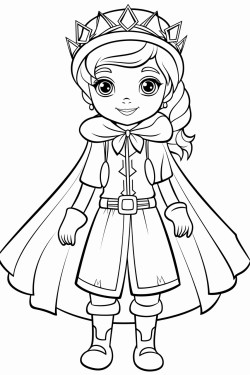 a kid with a snow queen costume