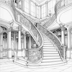 escalier tournant