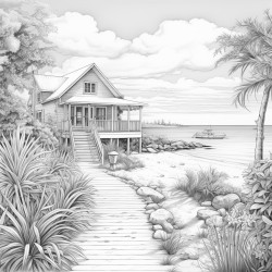 zitronenbaum am meer