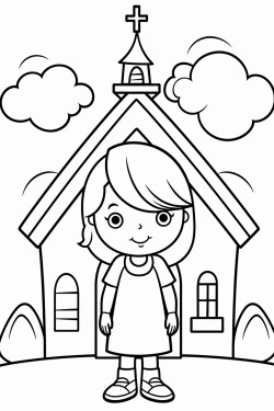 i belong at church with child