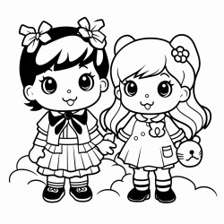 black and whit