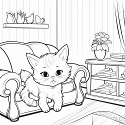 cozy coloring page