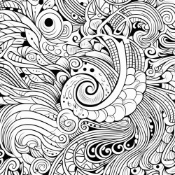 zen doodle pattern design