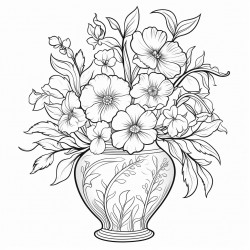 vase with flowers