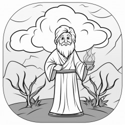 moses and the burning bush