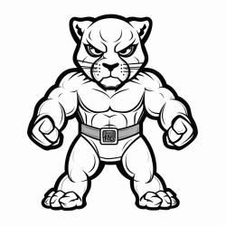 mean panther wrestler