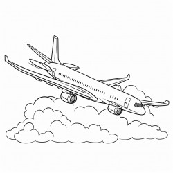 airplane flying in the sky