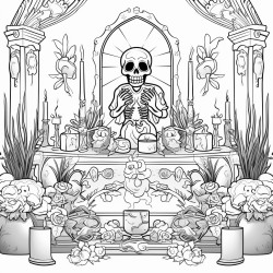 altar dia de muertos