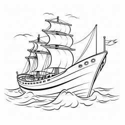 ship that is about to sink and half way in the water