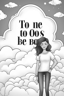 mental health coloring book for teens the words  i am the boss of my own body are written in one cloud there is a teen girl standing tall next to the cloud
