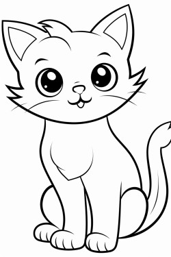 un chat mignon