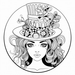 ladies tea party hat