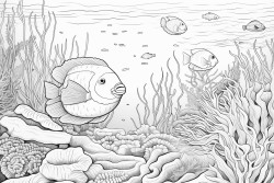under the ocean landscape