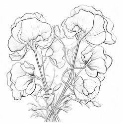 sweetpea flowers