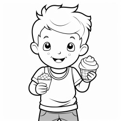 ice cream eating ice cream