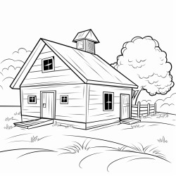 simple square barn