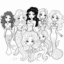 mermaids of every race