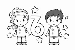 crear con numeros para coloriar