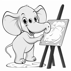 painter elephant