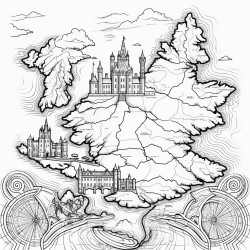 scotland coloring page