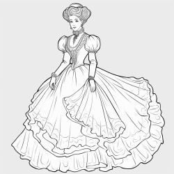 edwardian ball gown