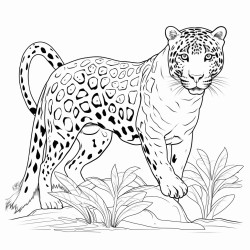 un jaguar del amazonas