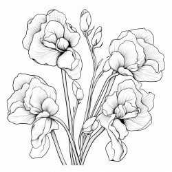 sweetpea flowers