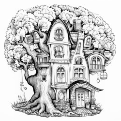 house and tree