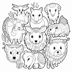 crochet themed animals