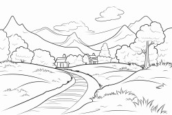 beautiful lanscape scenery