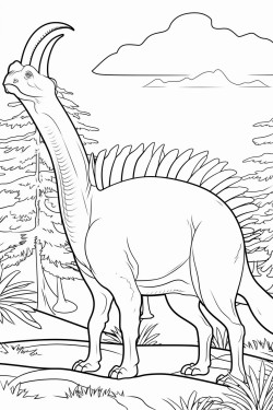 big parasaurolophus