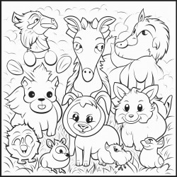 cartoon inspired animals