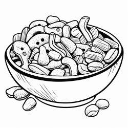 trail mix snacks food in bold and easy