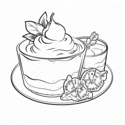 panna cotta dessert
