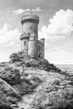 de vuurtoren op texel