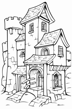 une maison dans une fort