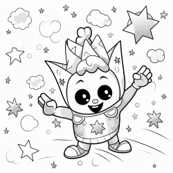 a dancing pineapple in outer space