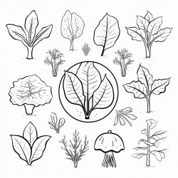 plant cycle drawing