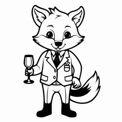 a sommelier fox