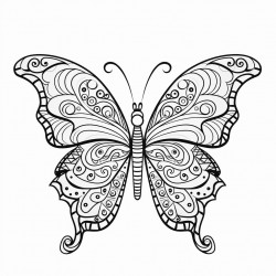 stylized butterfly silhouette